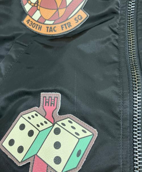 AVIREX（アヴィレックス）AVIREX (アヴィレックス) MA-1 TOP GUN ブラック サイズ:Lの古着・服飾アイテム