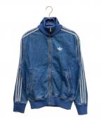 adidasアディダス）の古着「デニム ファイヤーバード トラックトップ」｜インディゴ
