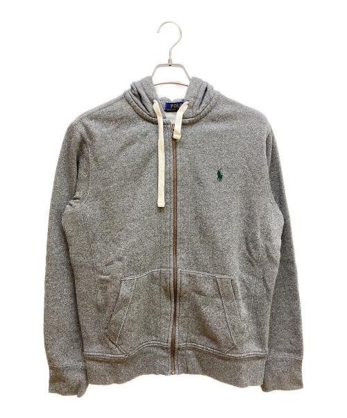 POLO RALPH LAUREN（ポロ・ラルフローレン）POLO RALPH LAUREN (ポロ・ラルフローレン) ジップパーカー グレー サイズ:SIZE Mの古着・服飾アイテム