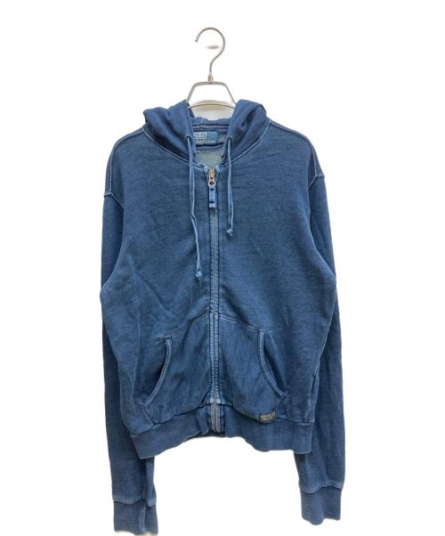 POLO RALPH LAUREN（ポロ・ラルフローレン）POLO RALPH LAUREN (ポロ・ラルフローレン) ジップパーカー インディゴ サイズ:SIZE Sの古着・服飾アイテム