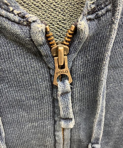 POLO RALPH LAUREN（ポロ・ラルフローレン）POLO RALPH LAUREN (ポロ・ラルフローレン) ジップパーカー インディゴ サイズ:SIZE Sの古着・服飾アイテム