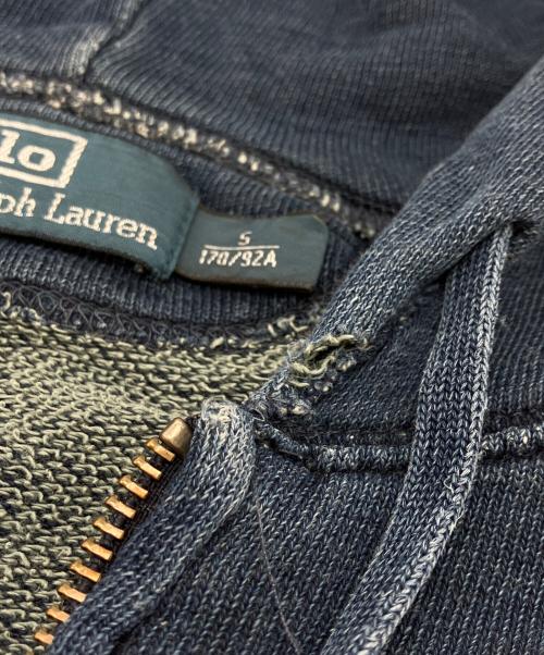 POLO RALPH LAUREN（ポロ・ラルフローレン）POLO RALPH LAUREN (ポロ・ラルフローレン) ジップパーカー インディゴ サイズ:SIZE Sの古着・服飾アイテム