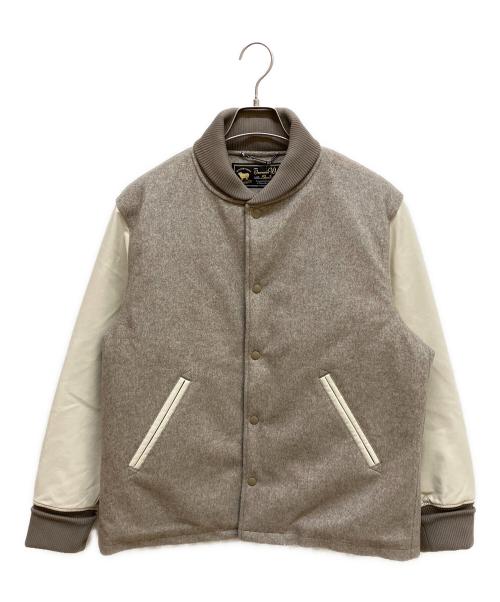 B.C STOCK（ビーセーストック）B.C STOCK (ビーセーストック) ウインドシャフト バーシティージャケット ブラウン サイズ:M 未使用品の古着・服飾アイテム