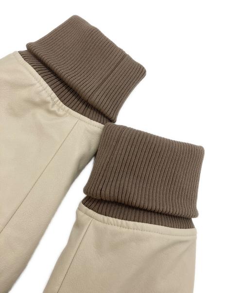 B.C STOCK（ビーセーストック）B.C STOCK (ビーセーストック) ウインドシャフト バーシティージャケット ブラウン サイズ:M 未使用品の古着・服飾アイテム