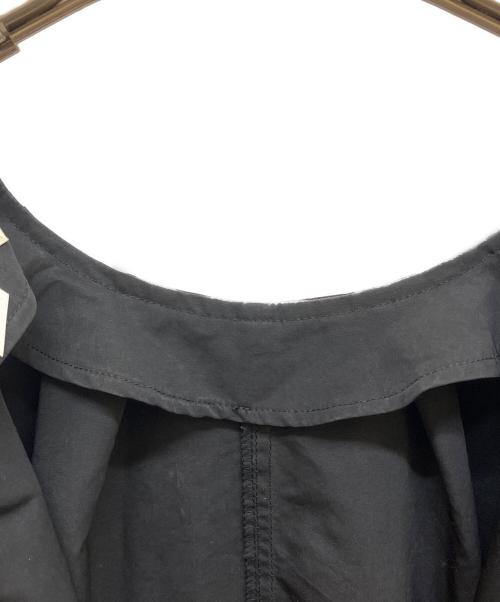 HOUGA（ホウガ）HOUGA (ホウガ) ギャザードレープピーチスキンドレス ブラック サイズ:-の古着・服飾アイテム