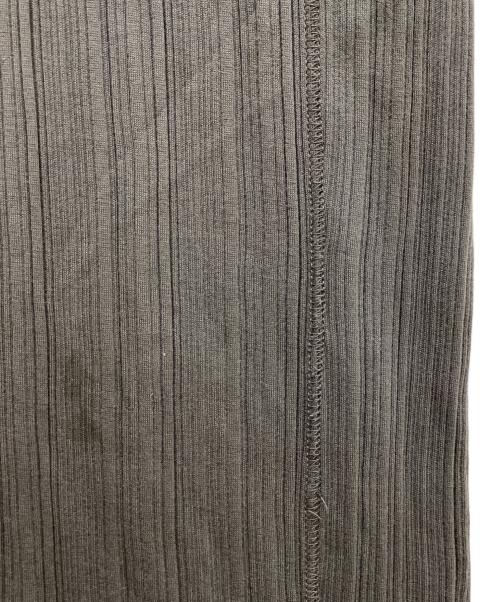 Mame Kurogouchi（マメクロゴウチ）Mame Kurogouchi (マメクロゴウチ) Random Ribbed Organic Cotton 2way Dress グレー サイズ:2の古着・服飾アイテム