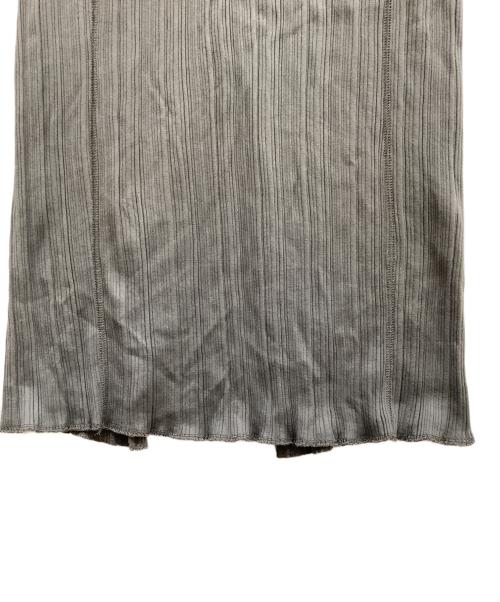 Mame Kurogouchi（マメクロゴウチ）Mame Kurogouchi (マメクロゴウチ) Random Ribbed Organic Cotton 2way Dress グレー サイズ:2の古着・服飾アイテム