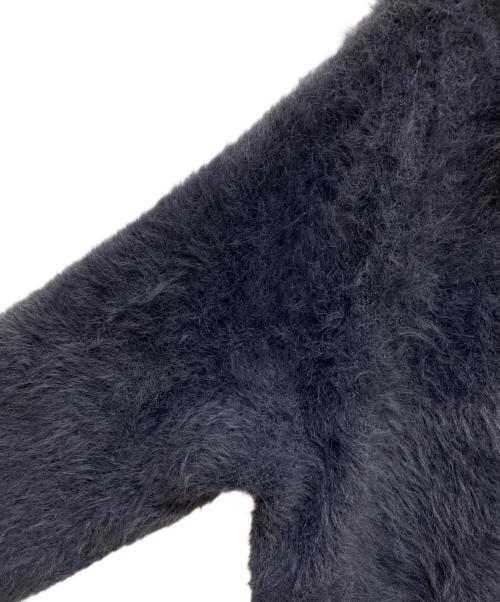 BALLSEY（ボールジィ）BALLSEY (ボールジィ) フェザーヤーン ステンカラーカーディガン ネイビー サイズ:Sの古着・服飾アイテム