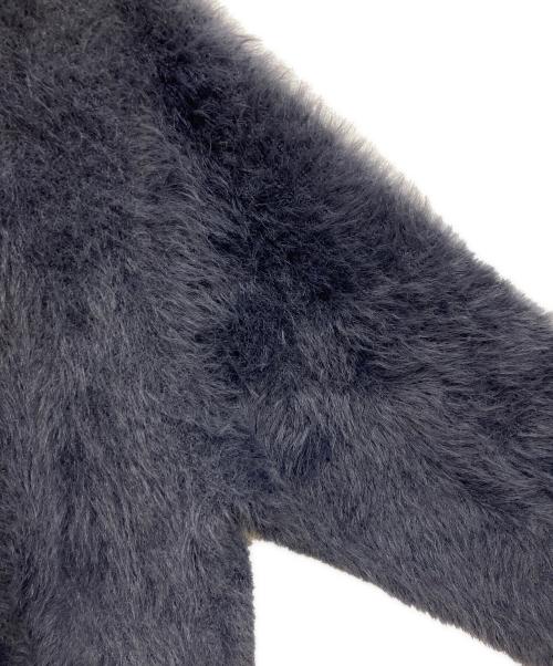 BALLSEY（ボールジィ）BALLSEY (ボールジィ) フェザーヤーン ステンカラーカーディガン ネイビー サイズ:Sの古着・服飾アイテム