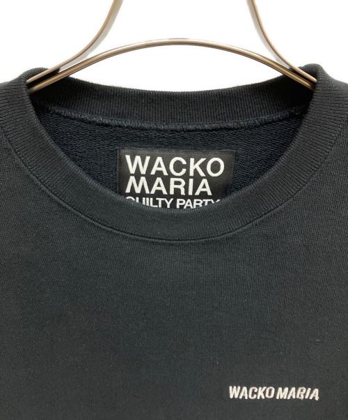 WACKO MARIA（ワコマリア）WACKO MARIA (ワコマリア) HEAVY WEIGHT CREW NECK SWEAT SHIRT ブラック サイズ:Sの古着・服飾アイテム