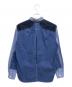 JUNYA WATANABE MAN (ジュンヤワタナベマン) ボタンダウンチェックシャツ ブルー サイズ:S：15000円