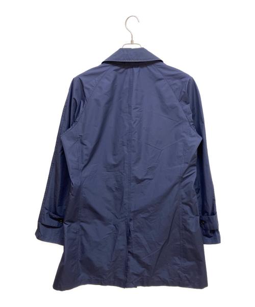 Aquascutum（アクアスキュータム）Aquascutum (アクアスキュータム) ナイロンパッカプル レインコート ネイビー サイズ:38の古着・服飾アイテム