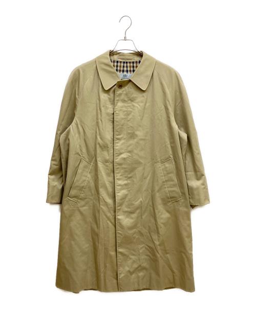 Aquascutum（アクアスキュータム）Aquascutum (アクアスキュータム) Aqua5ステンカラーコート ベージュ サイズ:40の古着・服飾アイテム