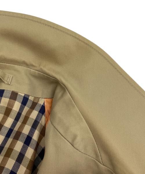 Aquascutum（アクアスキュータム）Aquascutum (アクアスキュータム) Aqua5ステンカラーコート ベージュ サイズ:40の古着・服飾アイテム