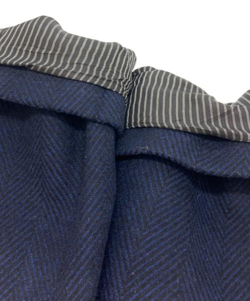 HUGO BOSS（ヒューゴ ボス）HUGO BOSS (ヒューゴ ボス) ウールチェスターコート ネイビー サイズ:SIZE 48の古着・服飾アイテム