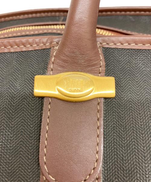 dunhill（ダンヒル）dunhill (ダンヒル) ボストンバッグ ブラウンの古着・服飾アイテム