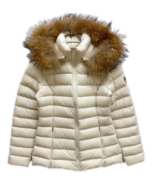 CAPEHORN（ケープホーン）CAPEHORN (ケープホーン) ストレッチファーショートダウン ホワイト サイズ:42の古着・服飾アイテム