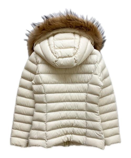 CAPEHORN（ケープホーン）CAPEHORN (ケープホーン) ストレッチファーショートダウン ホワイト サイズ:42の古着・服飾アイテム