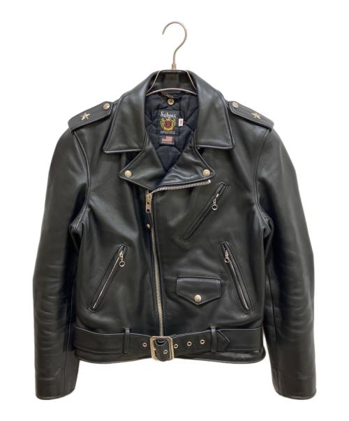Schott（ショット）Schott (ショット) 613US ONESTAR RIDERS ブラック サイズ:38の古着・服飾アイテム