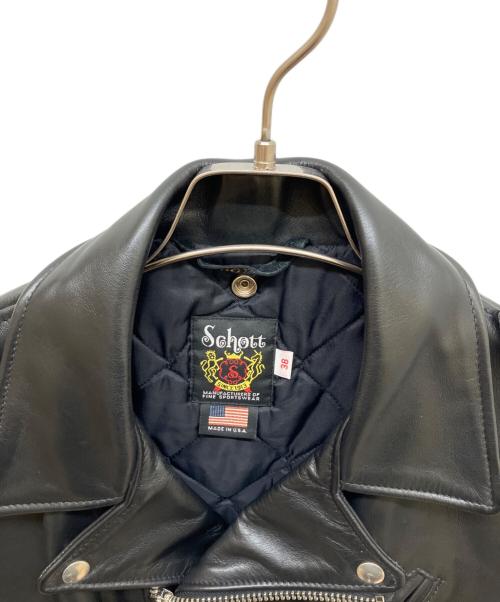 Schott（ショット）Schott (ショット) 613US ONESTAR RIDERS ブラック サイズ:38の古着・服飾アイテム