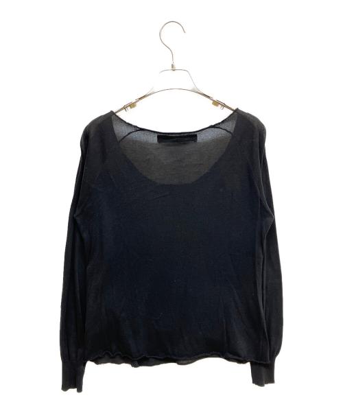 JUNYA WATANABE COMME des GARCONS（(ジュンヤワタナベ コムデギャルソン）JUNYA WATANABE COMME des GARCONS ((ジュンヤワタナベ コムデギャルソン) ビーズ刺繍カットソー ブラック サイズ:不明の古着・服飾アイテム