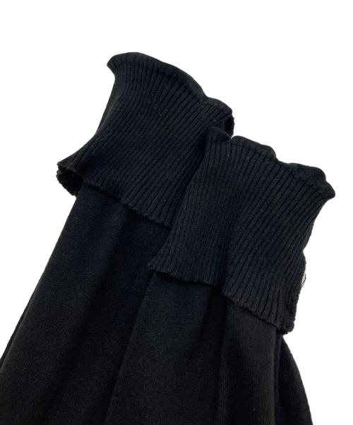 JUNYA WATANABE COMME des GARCONS（(ジュンヤワタナベ コムデギャルソン）JUNYA WATANABE COMME des GARCONS ((ジュンヤワタナベ コムデギャルソン) ビーズ刺繍カットソー ブラック サイズ:不明の古着・服飾アイテム