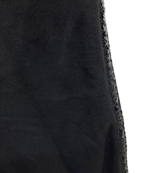 JUNYA WATANABE COMME des GARCONS（(ジュンヤワタナベ コムデギャルソン）JUNYA WATANABE COMME des GARCONS ((ジュンヤワタナベ コムデギャルソン) サイドスパンコールサルエルパンツ ブラック サイズ:SSの古着・服飾アイテム