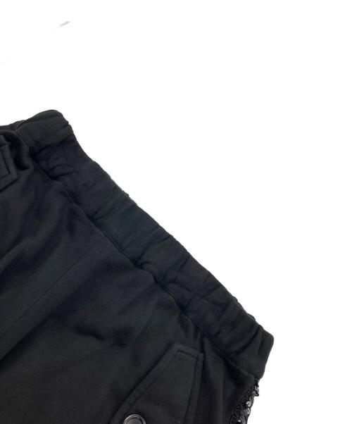 JUNYA WATANABE COMME des GARCONS（(ジュンヤワタナベ コムデギャルソン）JUNYA WATANABE COMME des GARCONS ((ジュンヤワタナベ コムデギャルソン) サイドスパンコールサルエルパンツ ブラック サイズ:SSの古着・服飾アイテム