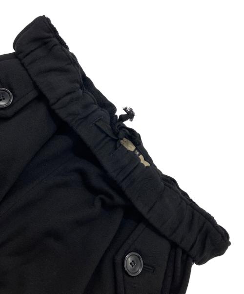 JUNYA WATANABE COMME des GARCONS（(ジュンヤワタナベ コムデギャルソン）JUNYA WATANABE COMME des GARCONS ((ジュンヤワタナベ コムデギャルソン) サイドスパンコールサルエルパンツ ブラック サイズ:SSの古着・服飾アイテム