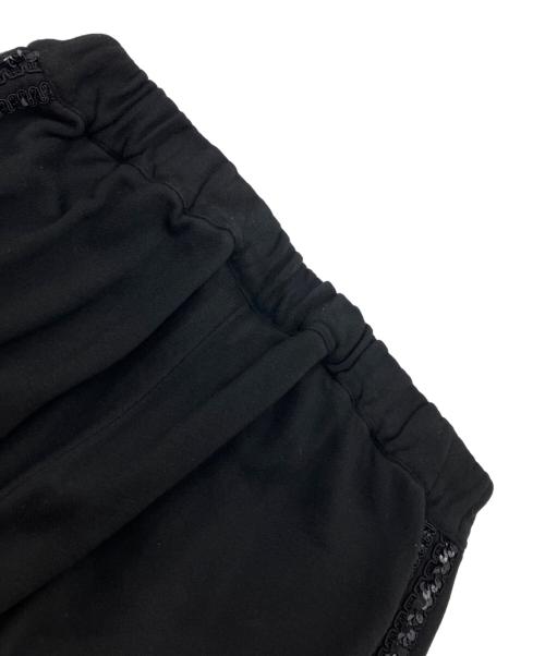 JUNYA WATANABE COMME des GARCONS（(ジュンヤワタナベ コムデギャルソン）JUNYA WATANABE COMME des GARCONS ((ジュンヤワタナベ コムデギャルソン) サイドスパンコールサルエルパンツ ブラック サイズ:SSの古着・服飾アイテム