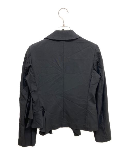 COMME des GARCONS（コムデギャルソン）COMME des GARCONS (コムデギャルソン) フリルジャケット ブラック サイズ:Sの古着・服飾アイテム
