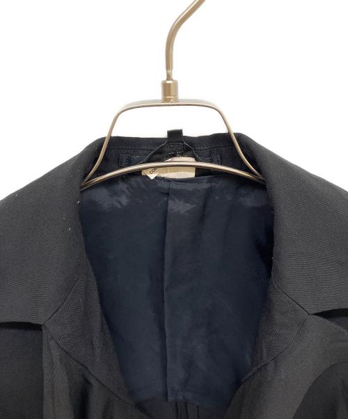 COMME des GARCONS（コムデギャルソン）COMME des GARCONS (コムデギャルソン) フリルジャケット ブラック サイズ:Sの古着・服飾アイテム