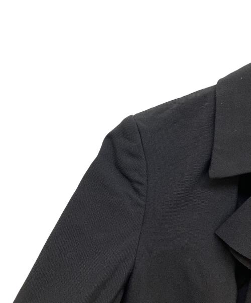 COMME des GARCONS（コムデギャルソン）COMME des GARCONS (コムデギャルソン) フリルジャケット ブラック サイズ:Sの古着・服飾アイテム