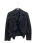 COMME des GARCONS（コムデギャルソン）の古着「フリルジャケット」｜ブラック