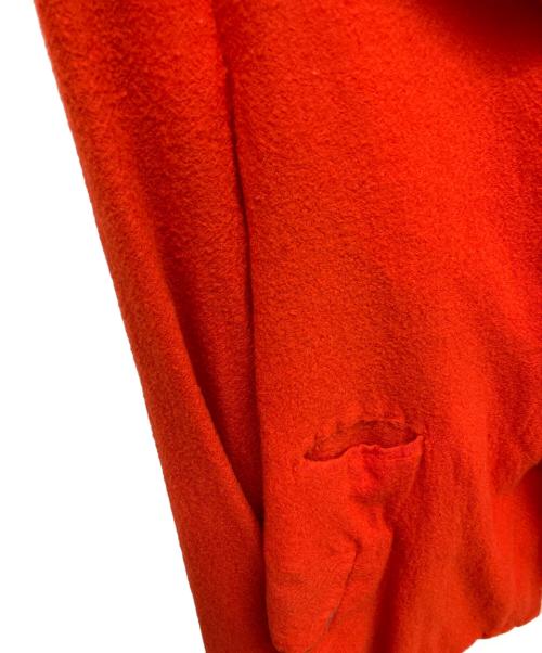ROBE DE CHAMBRE COMME DES GARCONS（ローブドシャンブル コムデギャルソン）ROBE DE CHAMBRE COMME DES GARCONS (ローブドシャンブル コムデギャルソン) ウール縮絨 ダブルジャケット レッド サイズ:Lの古着・服飾アイテム