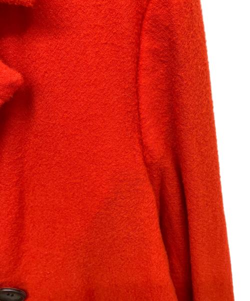 ROBE DE CHAMBRE COMME DES GARCONS（ローブドシャンブル コムデギャルソン）ROBE DE CHAMBRE COMME DES GARCONS (ローブドシャンブル コムデギャルソン) ウール縮絨 ダブルジャケット レッド サイズ:Lの古着・服飾アイテム