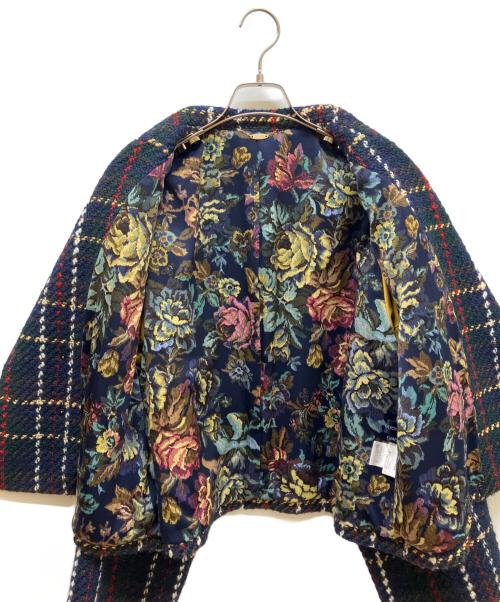 Lois CRAYON（ロイスクレヨン）Lois CRAYON (ロイスクレヨン) ツイードジャケット ネイビー サイズ:SIZE Mの古着・服飾アイテム