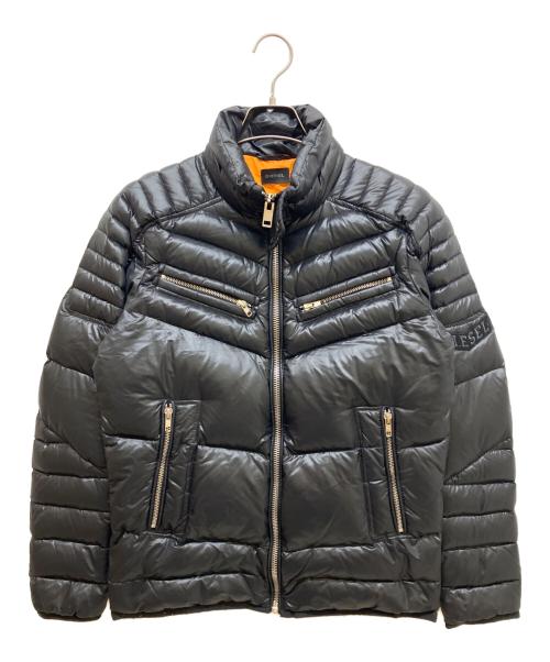 DIESEL（ディーゼル）DIESEL (ディーゼル) ダウンジャケット ブラック サイズ:SIZE Sの古着・服飾アイテム