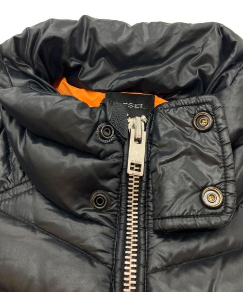 DIESEL（ディーゼル）DIESEL (ディーゼル) ダウンジャケット ブラック サイズ:SIZE Sの古着・服飾アイテム