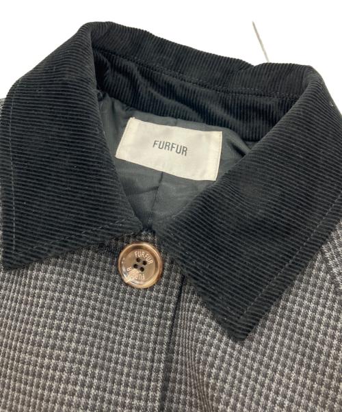 furfur（ファーファー）furfur (ファーファー) ステンカラーロングコート グレー サイズ:SIZE Freeの古着・服飾アイテム
