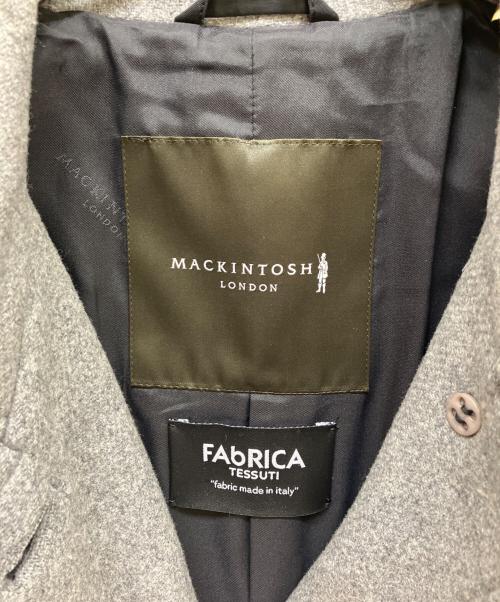 MACKINTOSH LONDON（マッキントッシュ ロンドン）MACKINTOSH LONDON (マッキントッシュ ロンドン) fabricaウールコート グレー サイズ:36の古着・服飾アイテム
