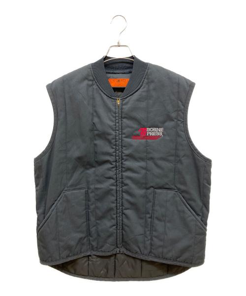 RED KAP（レッド キャップ）RED KAP (レッド キャップ) 80's-90's企業ロゴベスト グレー サイズ:XLの古着・服飾アイテム