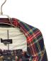 中古・古着 tricot COMME des GARCONS (トリココムデギャルソン) タータンチェックウールケープジャケット ブラック×レッド サイズ:M：25000円