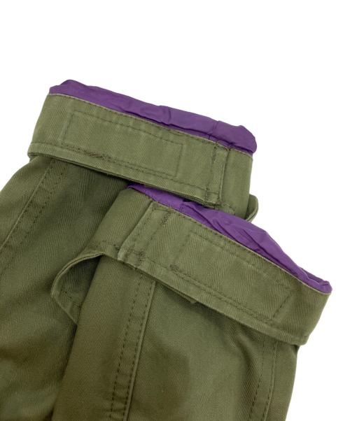 JUNYA WATANABE COMME des GARCONS（(ジュンヤワタナベ コムデギャルソン）JUNYA WATANABE COMME des GARCONS ((ジュンヤワタナベ コムデギャルソン) ブローチ付ダブルジャケット オリーブ サイズ:Sの古着・服飾アイテム