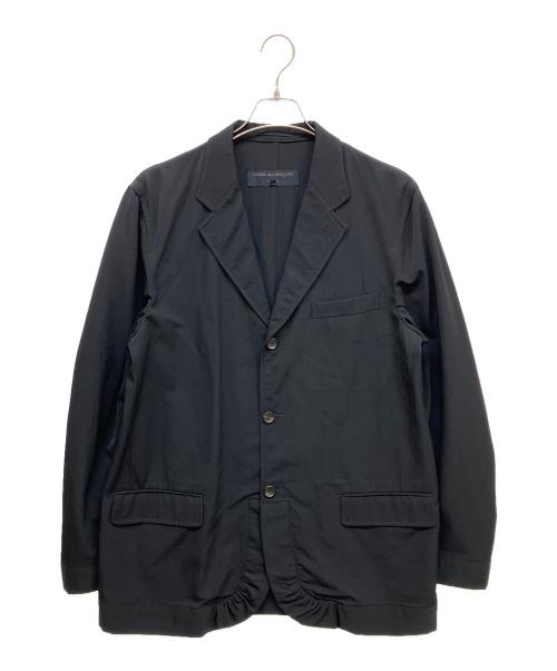 COMME des GARCONS HOMME（コムデギャルソン オム）COMME des GARCONS HOMME (コムデギャルソン オム) 3Bギャザーテーラードジャケット ブラック サイズ:Lの古着・服飾アイテム