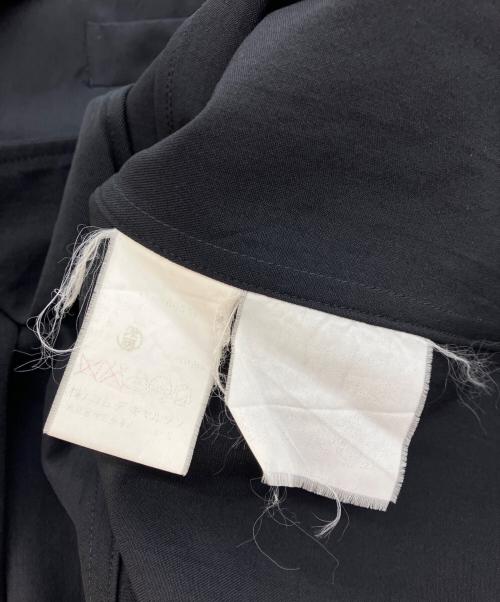 COMME des GARCONS HOMME（コムデギャルソン オム）COMME des GARCONS HOMME (コムデギャルソン オム) 3Bギャザーテーラードジャケット ブラック サイズ:Lの古着・服飾アイテム