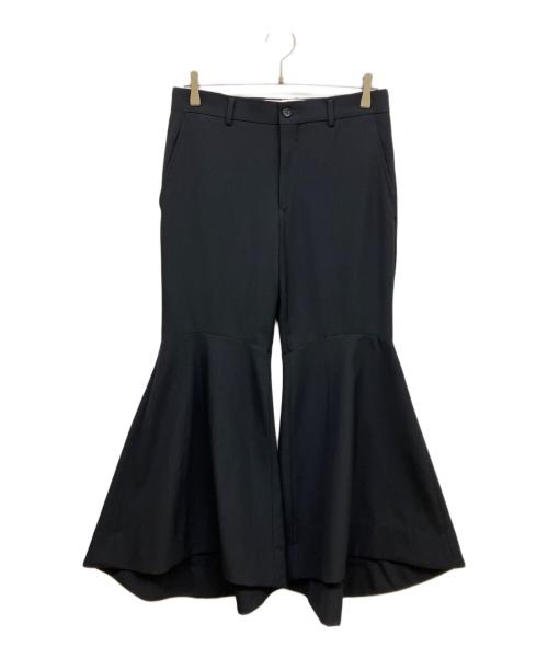 COMME des GARCONS（コムデギャルソン）COMME des GARCONS (コムデギャルソン) ウールフレアパンツ ブラック サイズ:Sの古着・服飾アイテム
