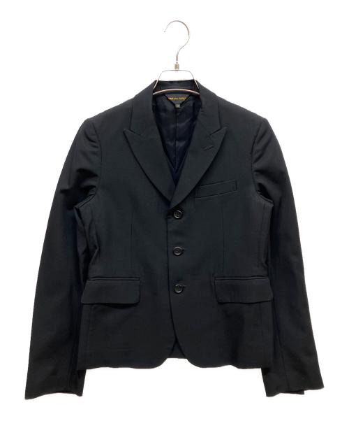 COMME des GARCONS（コムデギャルソン）COMME des GARCONS (コムデギャルソン) ウールレイヤードジャケット ブラック サイズ:XSの古着・服飾アイテム