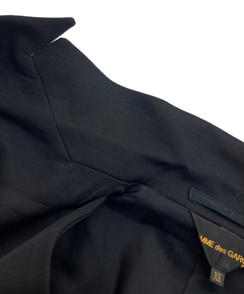 COMME des GARCONS（コムデギャルソン）COMME des GARCONS (コムデギャルソン) ウールレイヤードジャケット ブラック サイズ:XSの古着・服飾アイテム