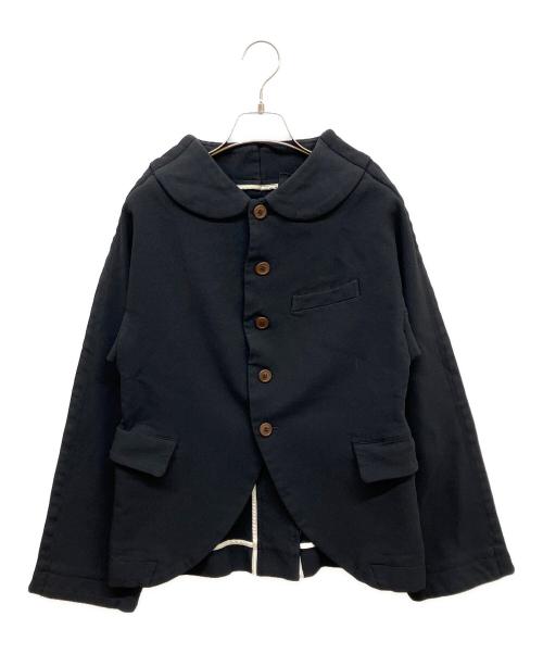 COMME des GARCONS（コムデギャルソン）COMME des GARCONS (コムデギャルソン) ポリ縮絨丸襟ジャケット ブラック サイズ:Sの古着・服飾アイテム